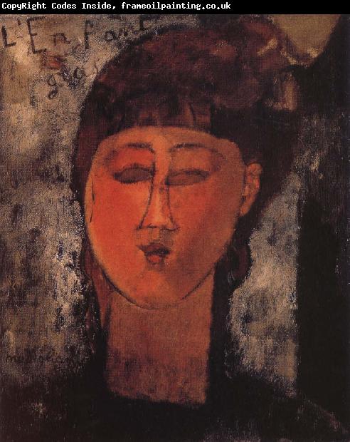 Amedeo Modigliani Girl with Braids